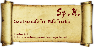 Szelezsán Mónika névjegykártya